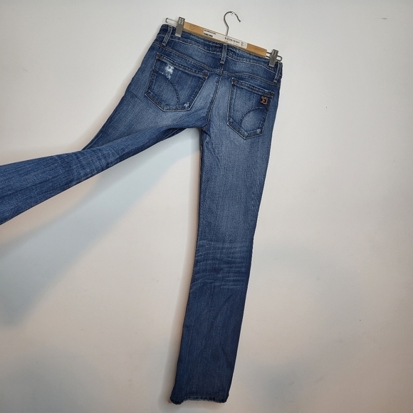 Joe's Honey Fit Distressed Bootcut Jeans Size 27 - Picture 8 of 13
